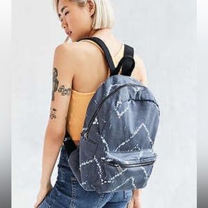 💙URBAN OUTFITTERS BD Classic Canvas Backpack Blue Tie-Dye